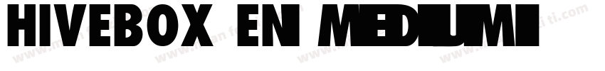 HIVEBOX En Medium字体转换